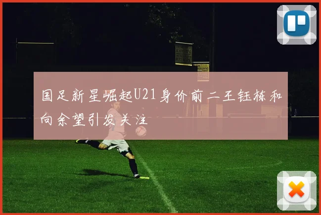 国足新星崛起U21身价前二王钰栋和向余望引发关注